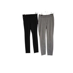 EXCELLENT CONDITION Two Pairs of Maurices Dress Pants XS Gray & Black